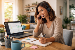 Oportunidad freelance para asesores comerciales telefónicos que quieran trabajar de forma remota contactando leads de centros de estética en España. La vacante ofrece salario fijo mensual en USD, comisiones por cita y posibilidad de crecimiento a jornada completa.